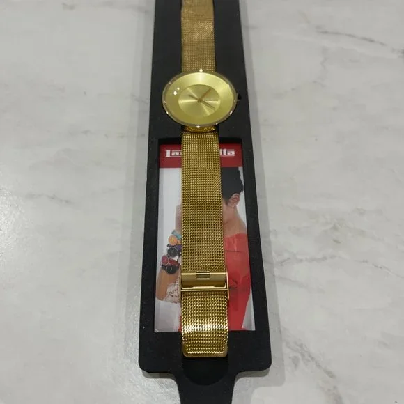 Cielo Mesh Gold Watch Watch - Never Worn - New with Tags